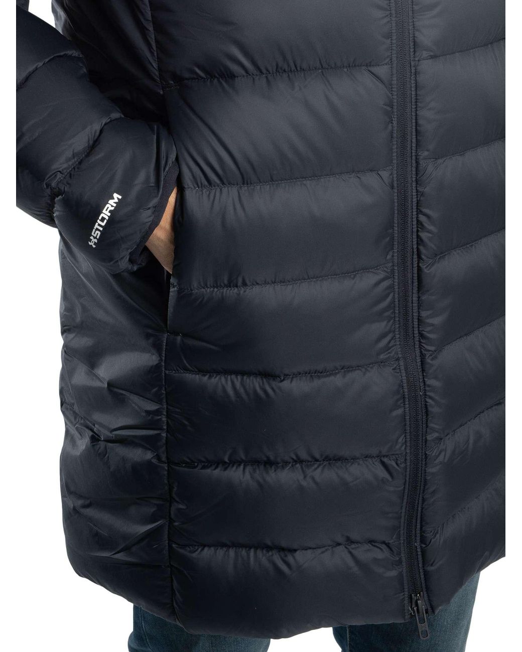 Under Armour Blue Legend Down Parka Jacket for men