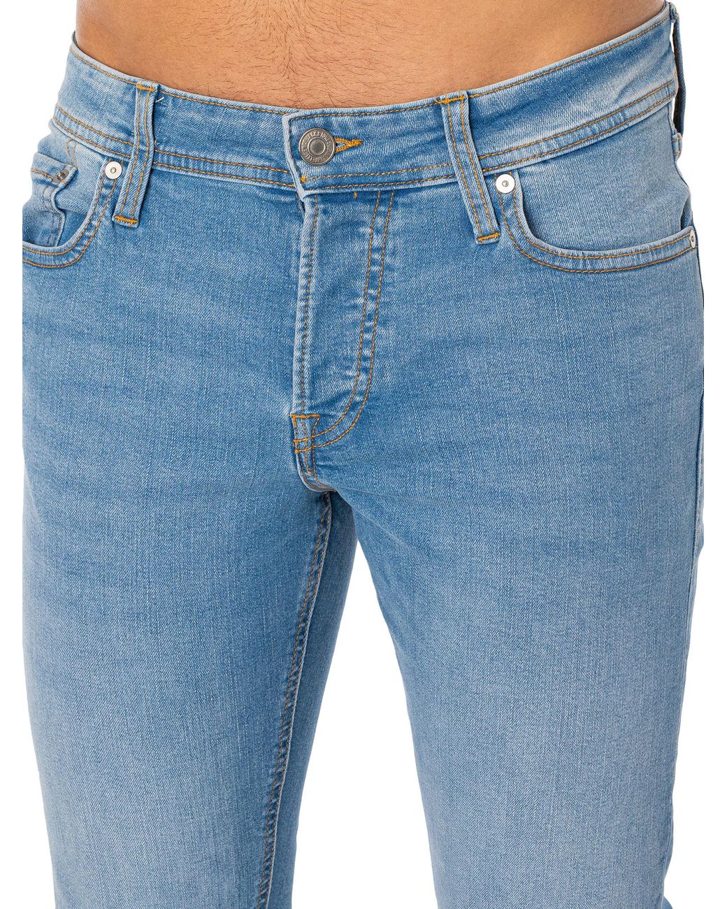 Jack & Jones Blue Glenn Original 330 Slim Jeans for men