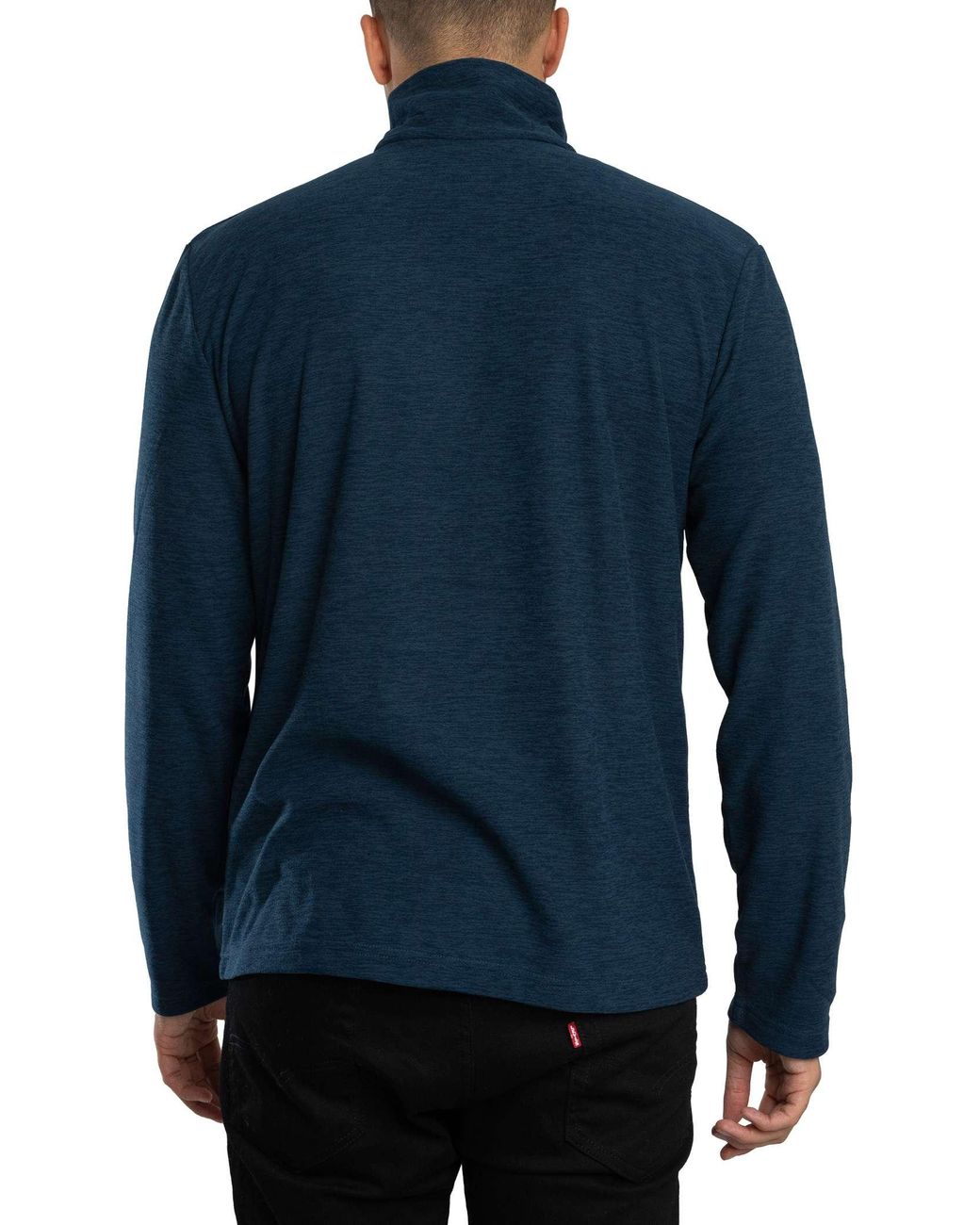 Regatta Blue Thompson Marl Half Zip Fleece for men
