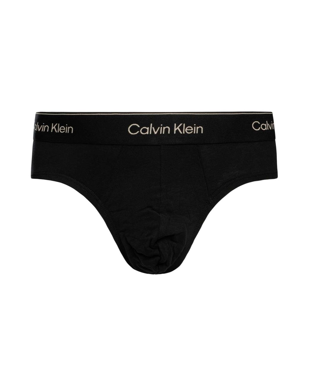 Calvin Klein Black 3 Pack Icon Hip Briefs for men