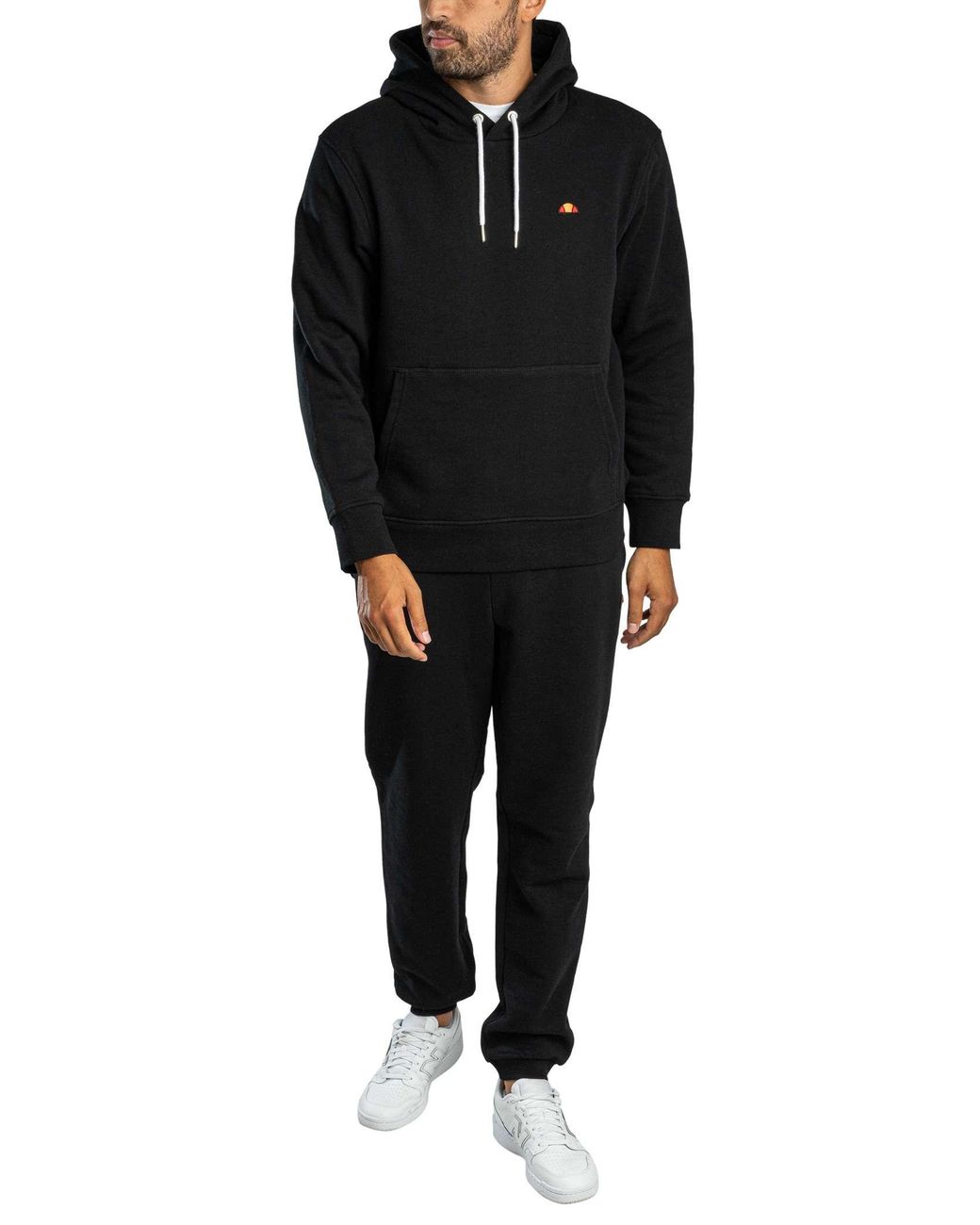 Ellesse Black Traccota 2 Pullover Hood Tracksuit for men