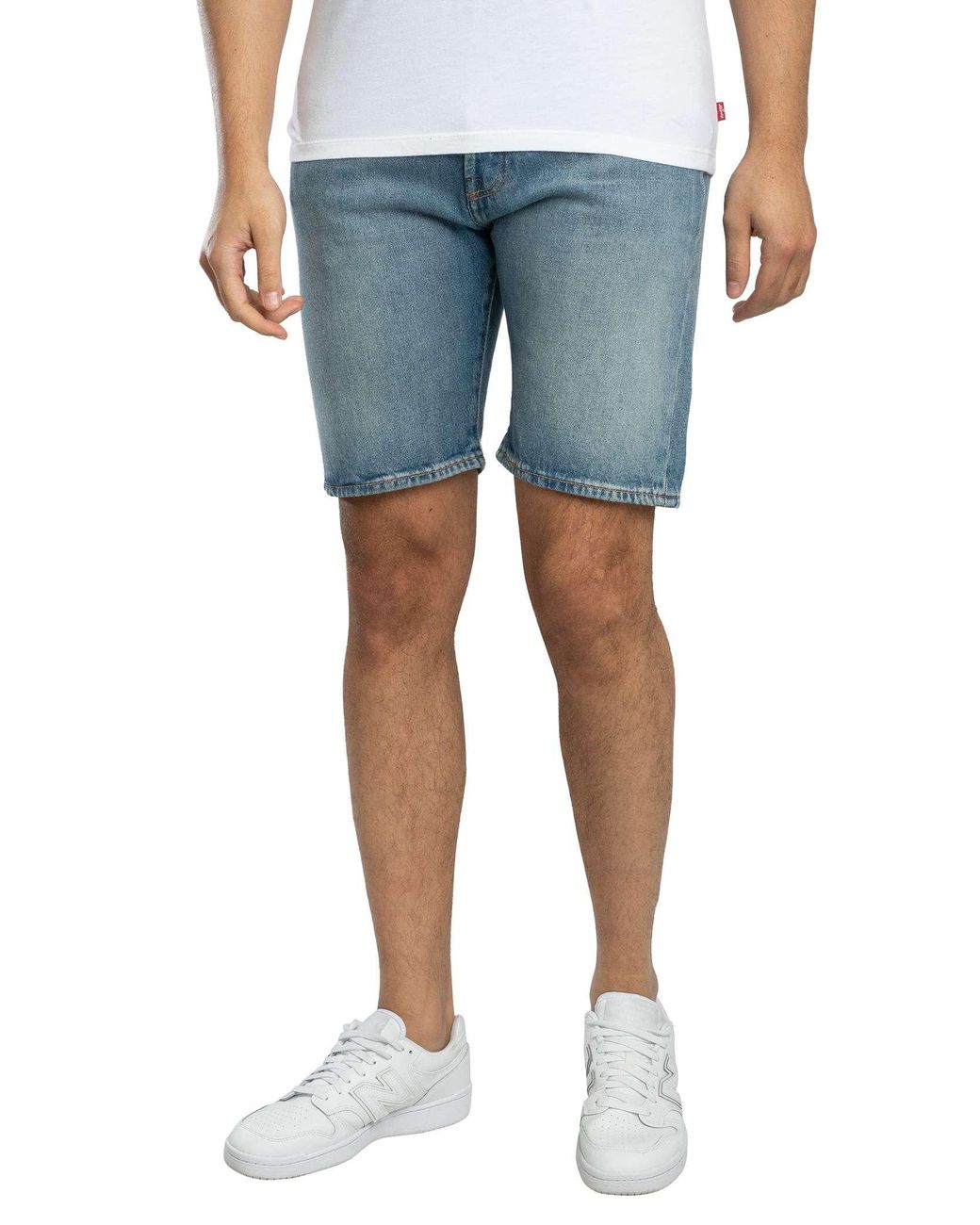 Levi's Blue 501 Original Denim Shorts for men