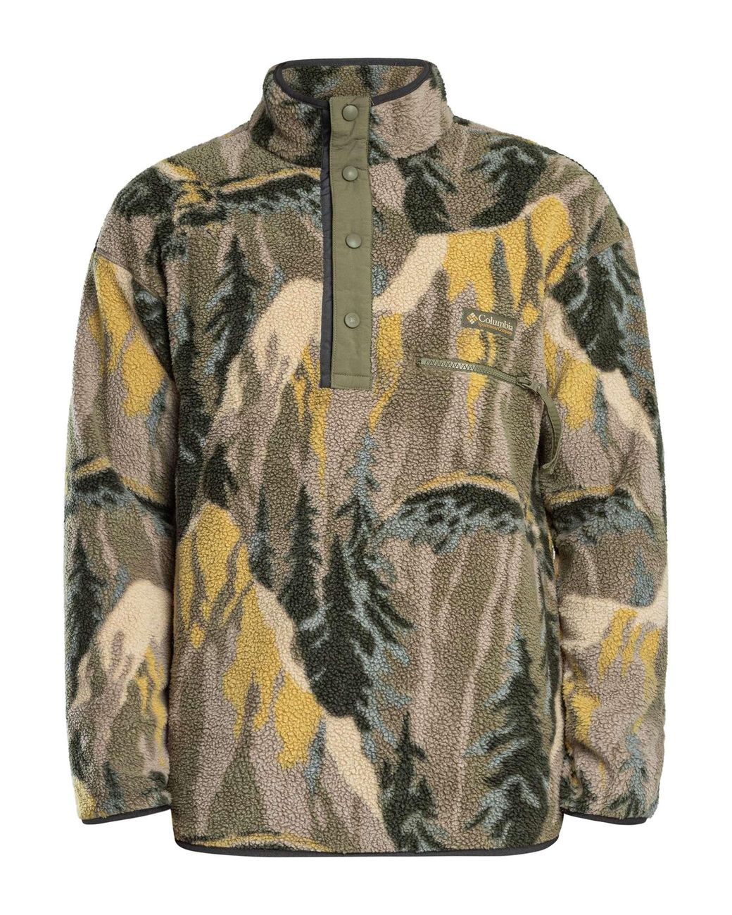 Columbia Gray Helvetia Ii Half Snap Fleece for men