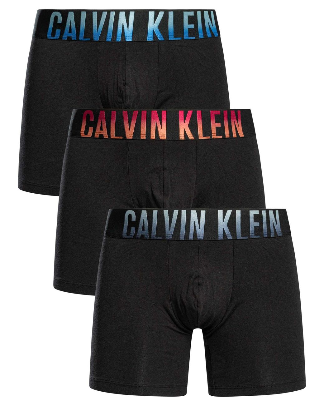 Calvin Klein Black 3 Pack Intense Power Boxer Briefs for men
