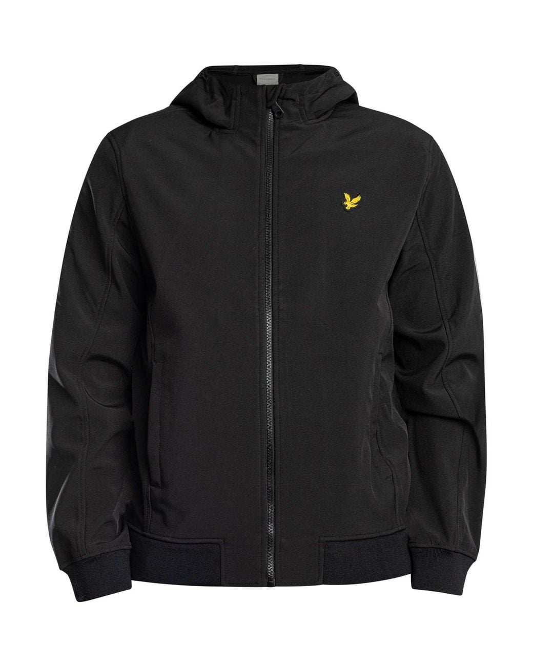 Lyle & Scott Black Mesh Back Softshell Jacket for men