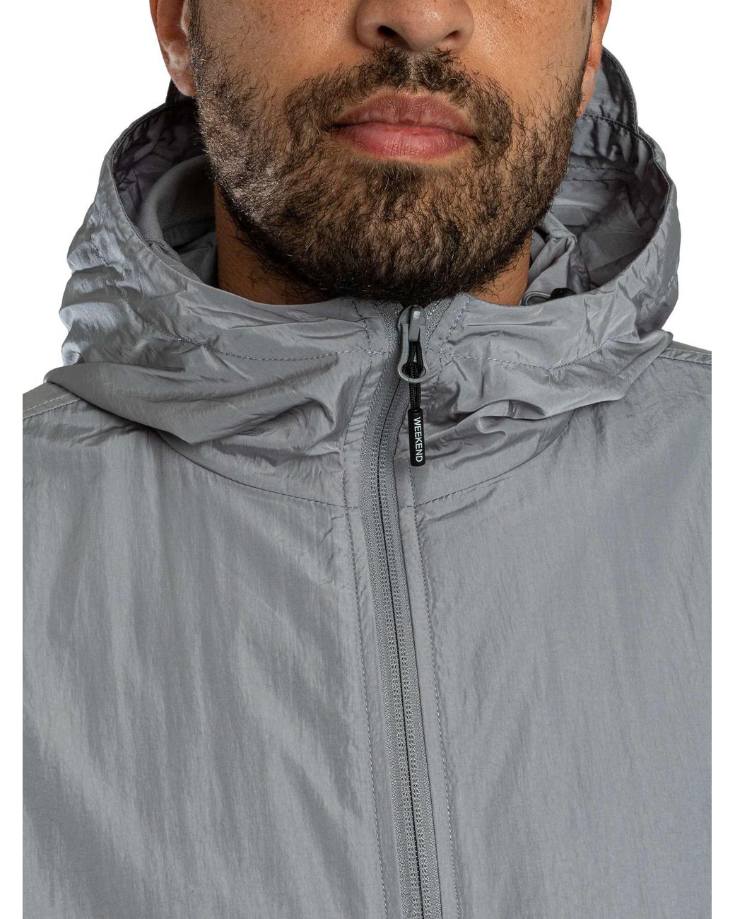 Weekend Offender Gray Technician Jacket for men