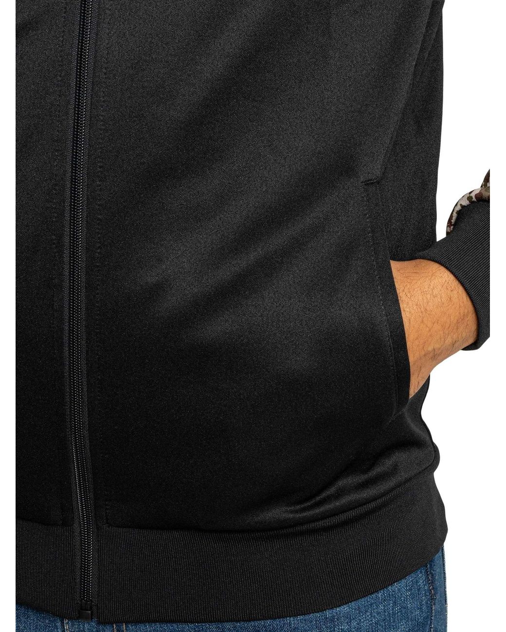 Sergio Tacchini Black Logo Track Jacket for men