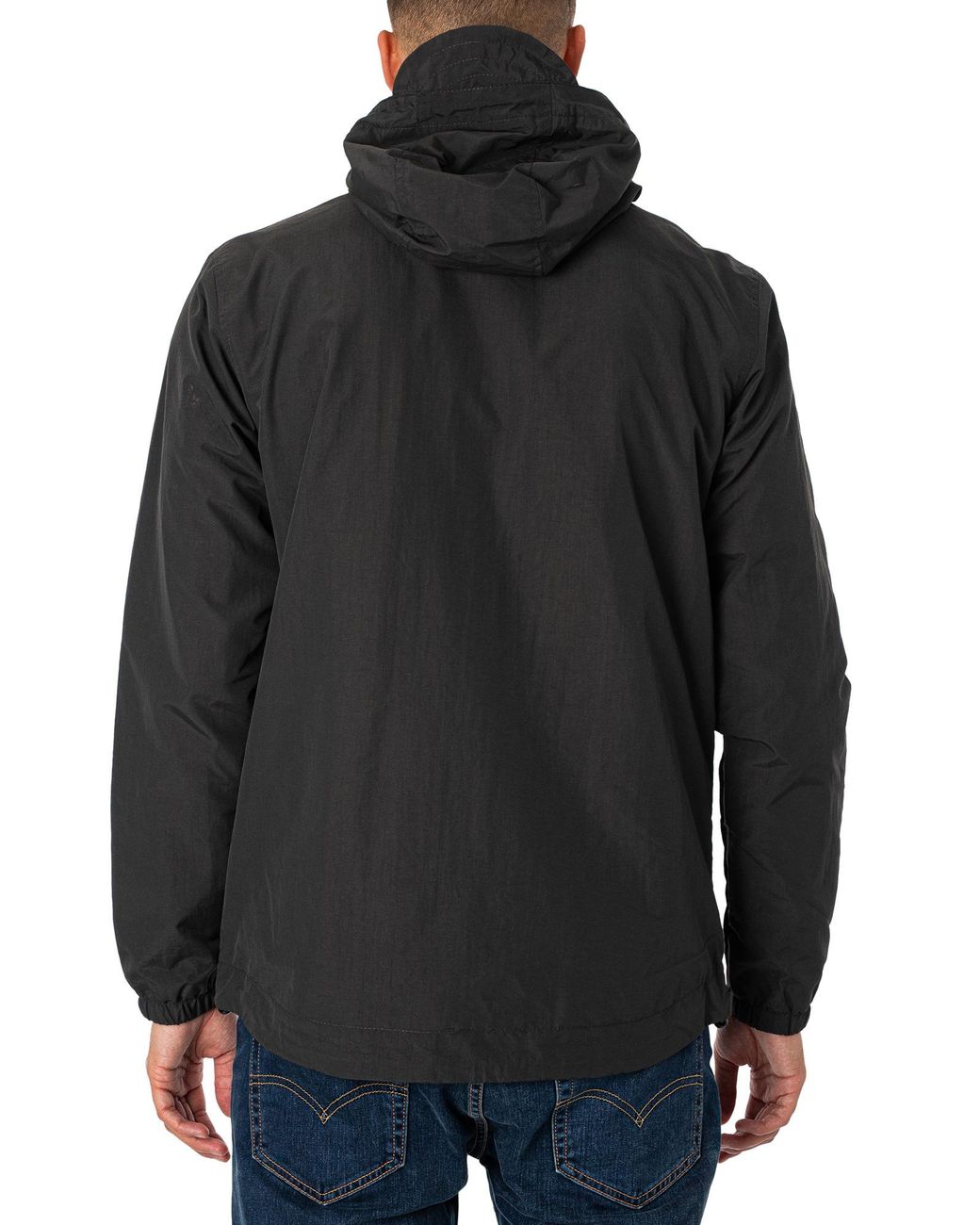 Lyle and scott zip through hooded shop jacket black