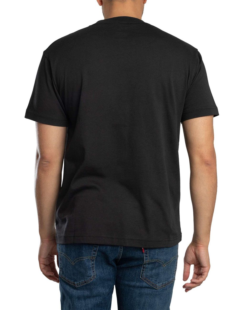Vans Black Left Chest Logo T-Shirt for men