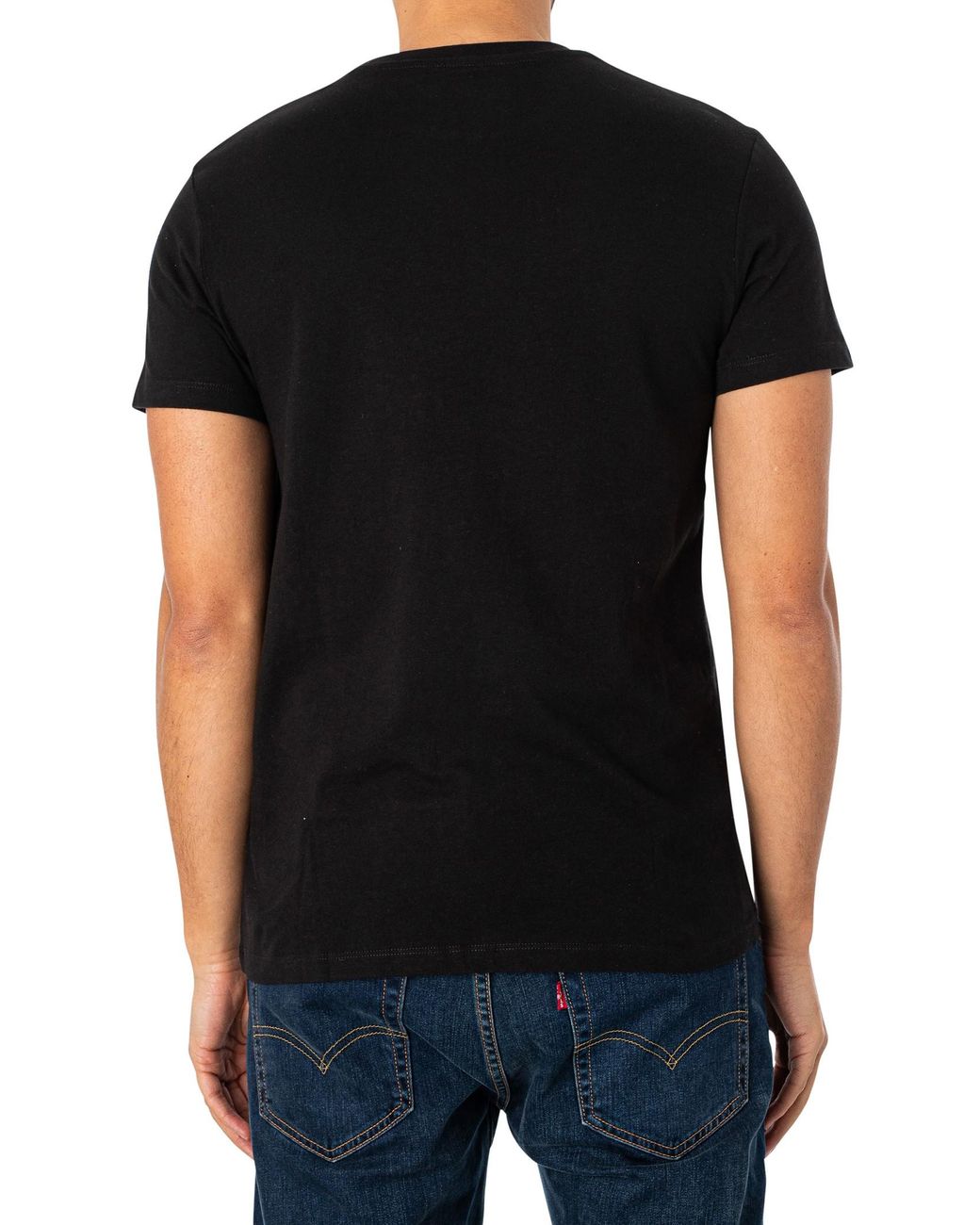 Timberland Black 3 Pack Dustan Slim T-Shirts for men