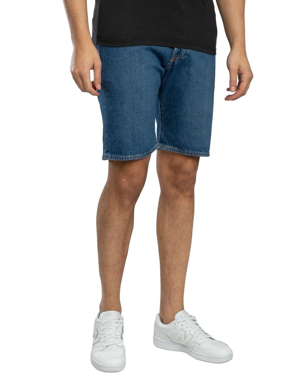 Levi's Blue 501 Original Denim Shorts for men