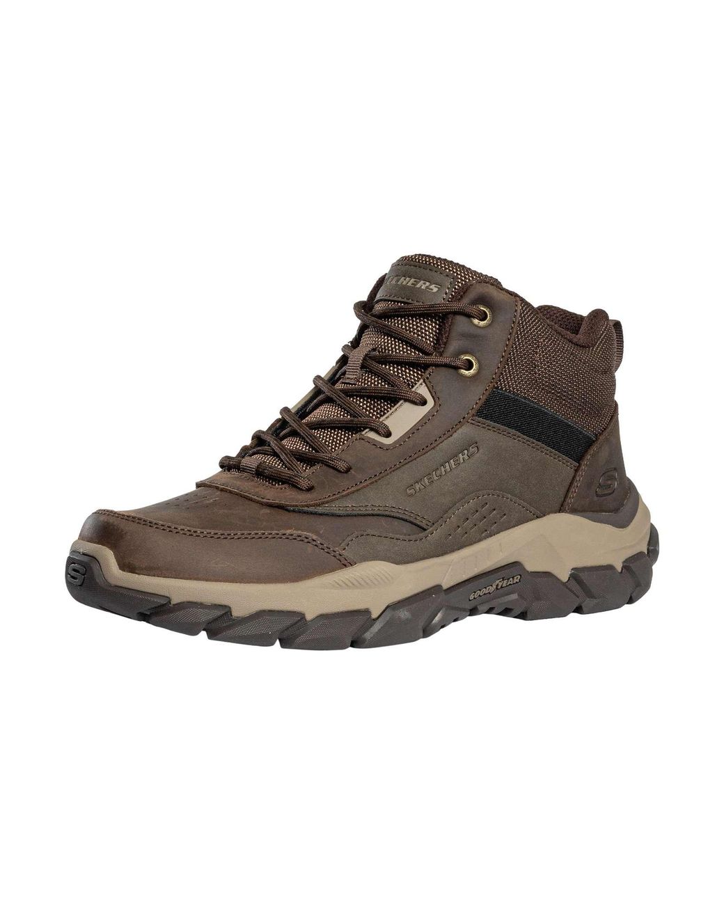 Skechers Brown Santoro Hopkins Relaxed Fit Boots for men