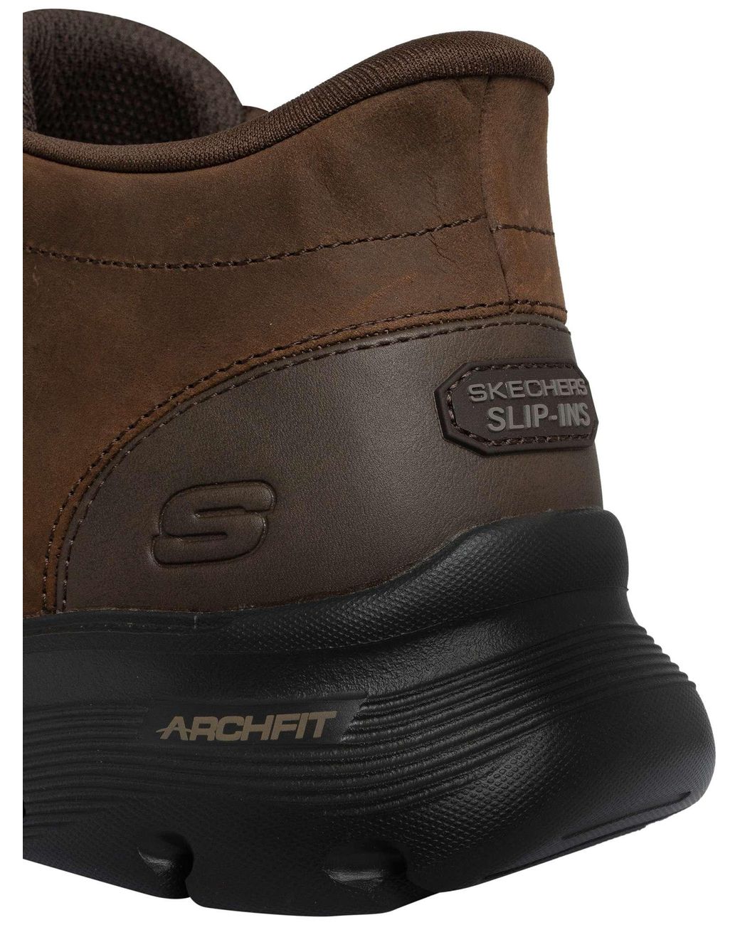 Skechers Brown Slip-Ins Relaxed Fit Arch Fit Garza Ridleyboots for men
