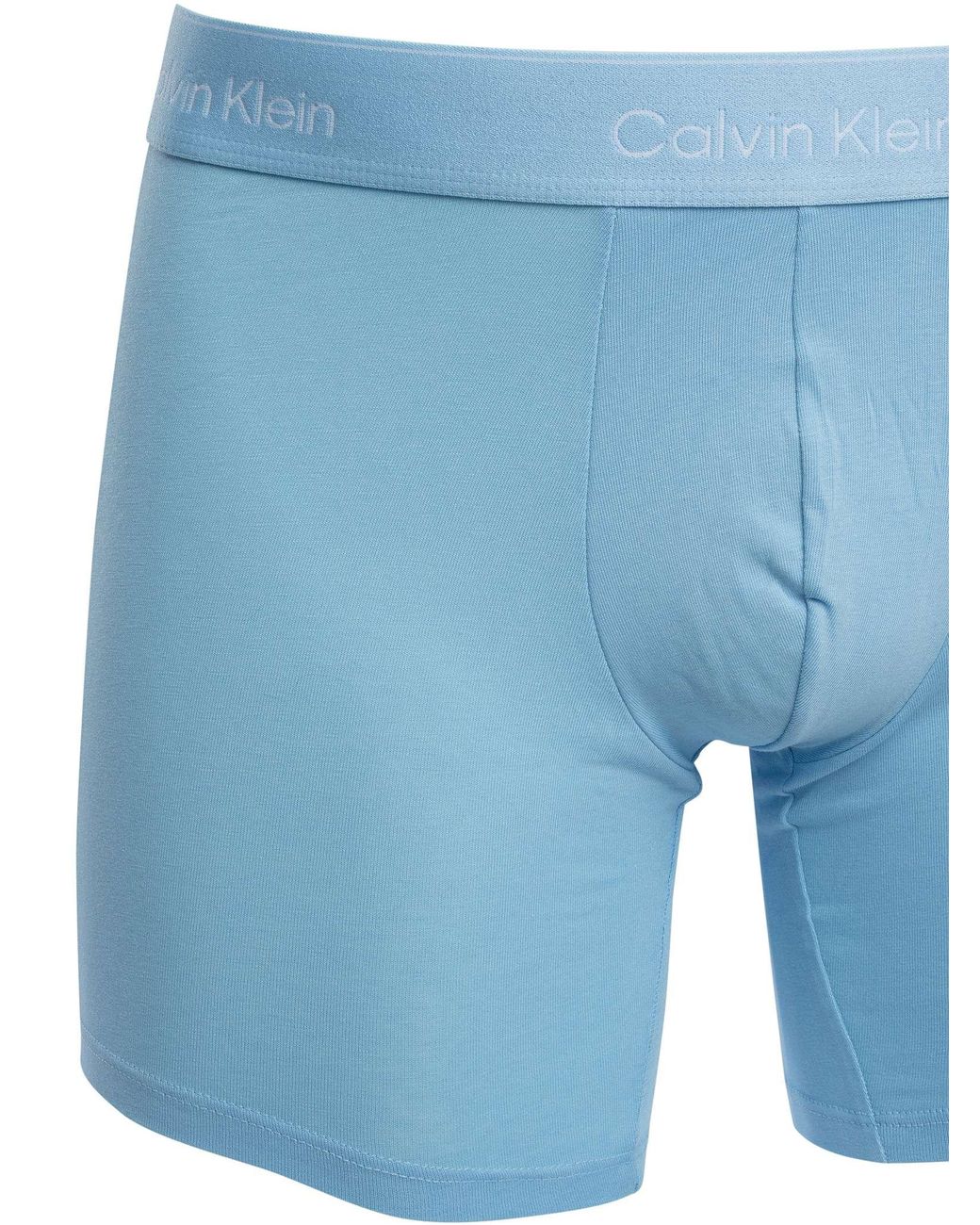 Calvin Klein Blue 3 Pack Icon Boxer Briefs for men