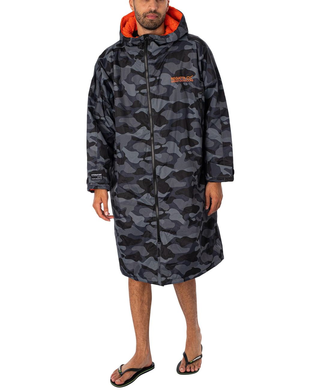 Regatta Black Waterproof Changing Robe for men