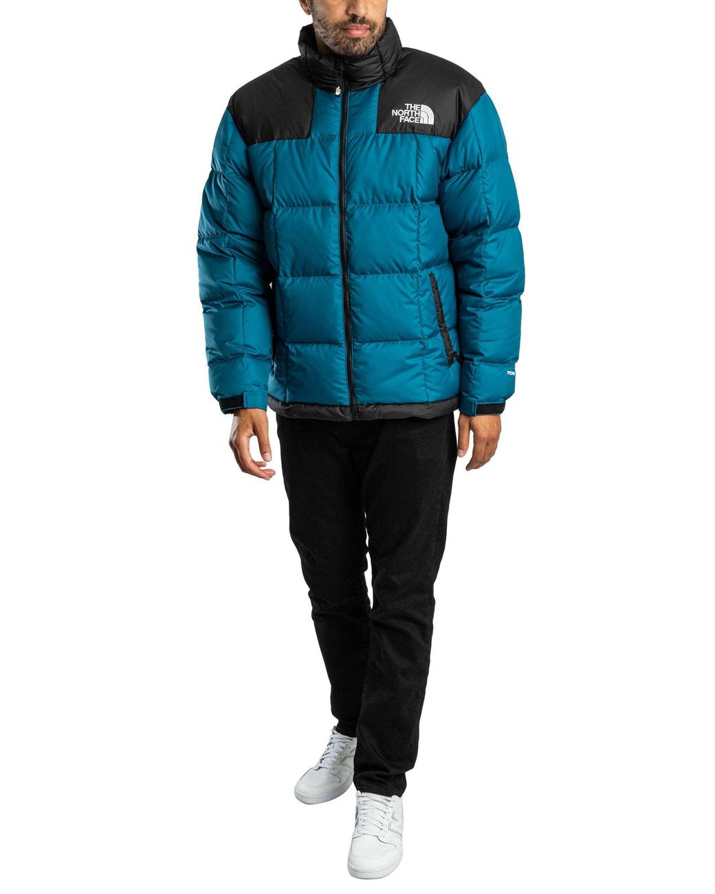 The North Face Blue Lhotse Puffer Jacket for men