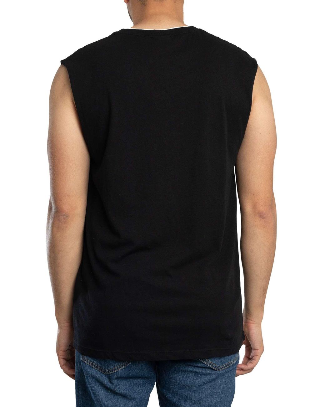 Superdry Black Essential Logo Tank Top for men