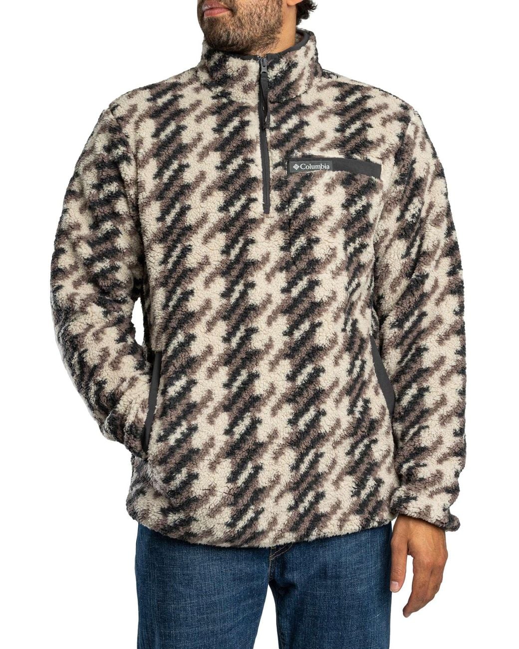 Columbia Gray Rigged Ridge Fleece for men