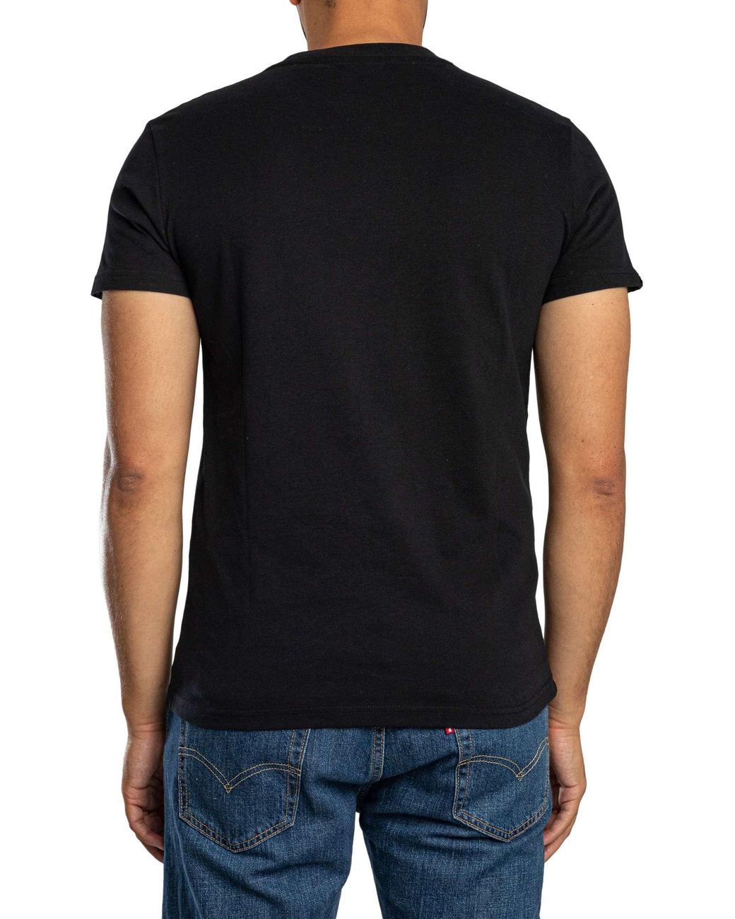 Superdry Black Essential Sdc0 Logo Emb T-Shirt for men