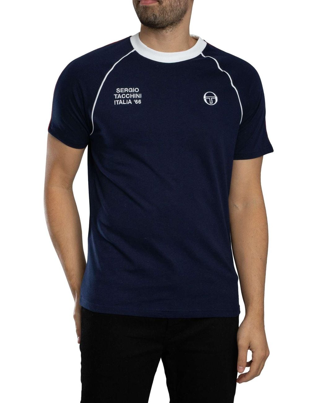 Sergio Tacchini Blue Ghibli Davis T-Shirt for men