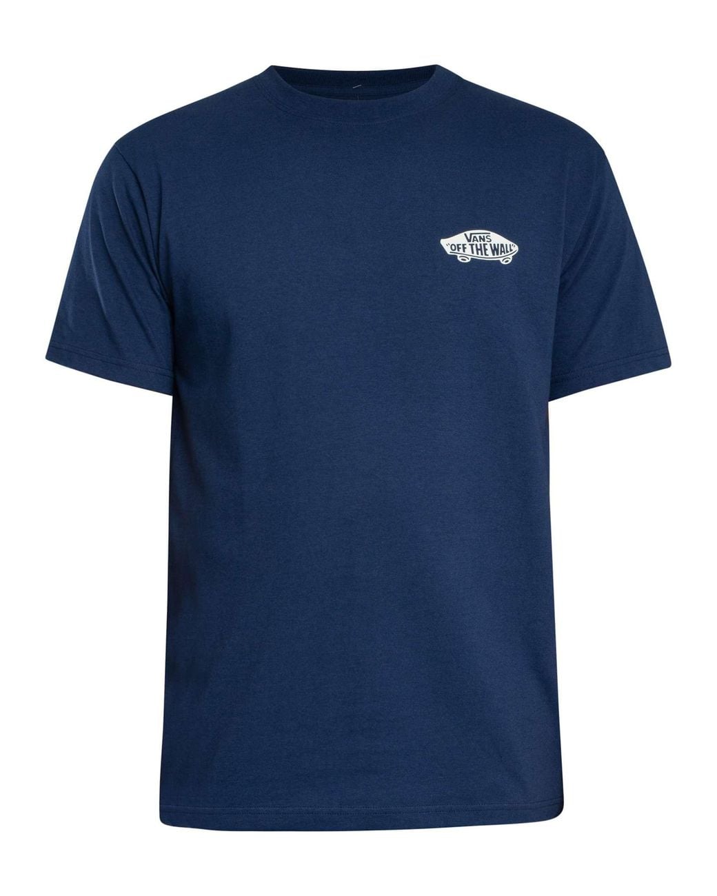 Vans Blue Double Standard Back Logo T-Shirt for men