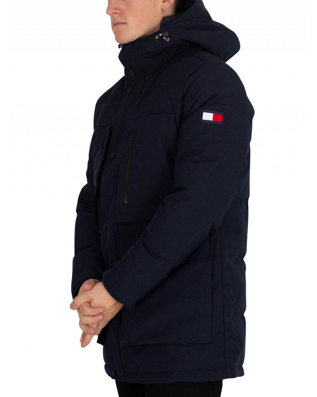 Tommy Hilfiger Sky Captain Heavy Canvas Down Parka Jacket in Blue for ...