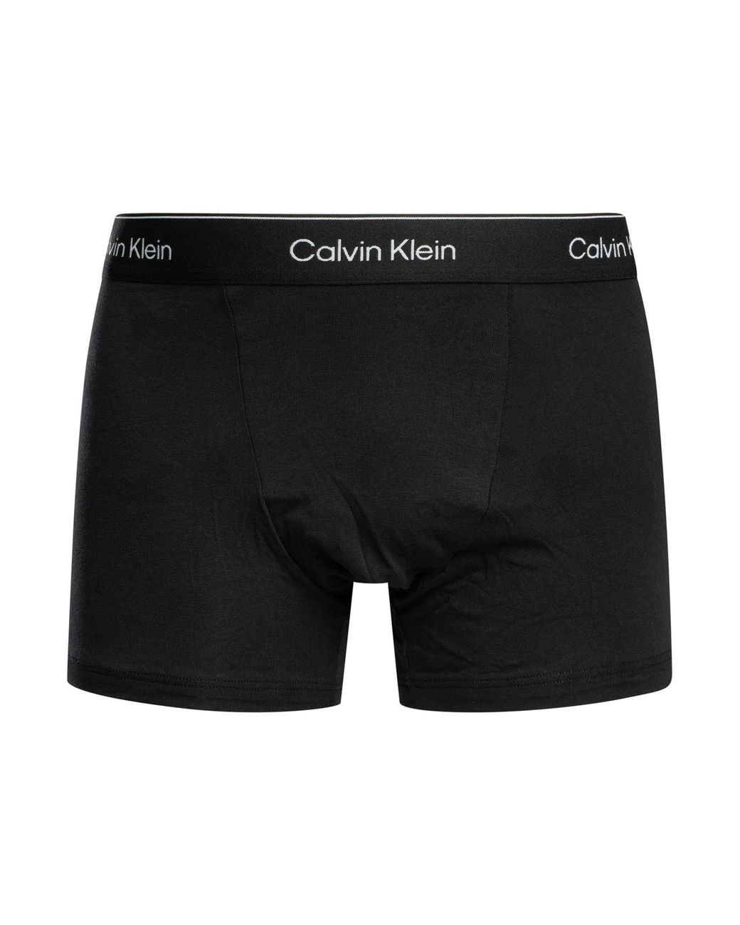 Calvin Klein Black 5 Pack Relaxed Fit Trunks for men