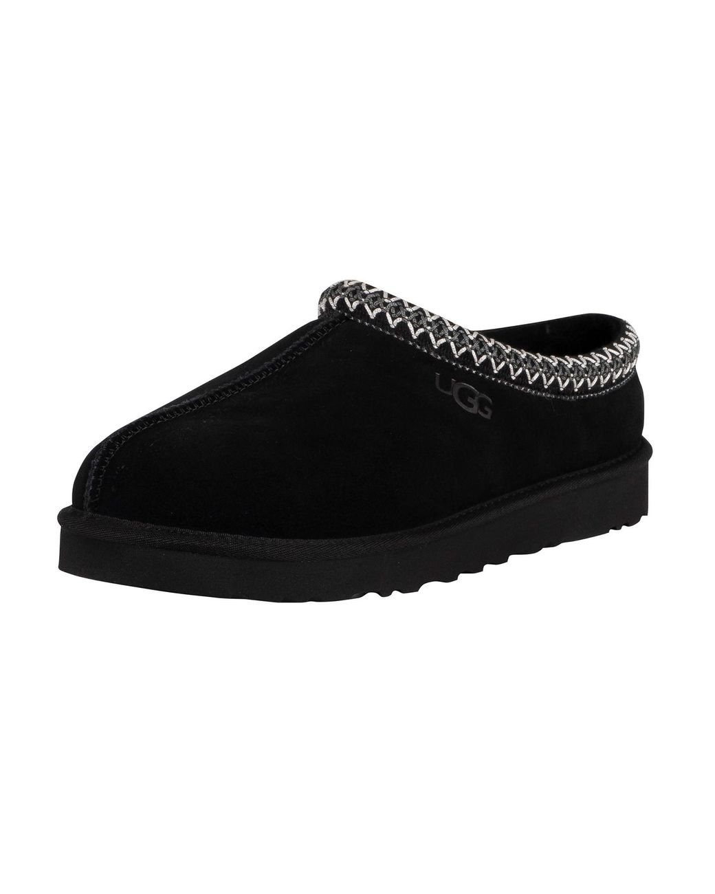 mens ugg tasman slippers black
