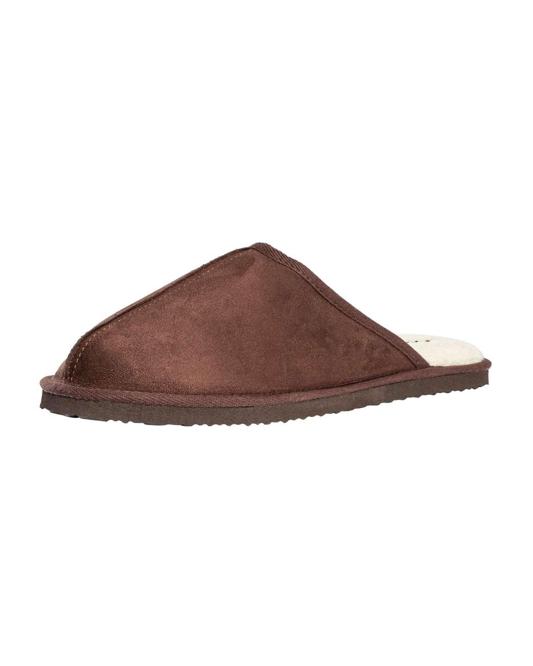 Jack & Jones Brown Dudely Microfiber Slippers for men