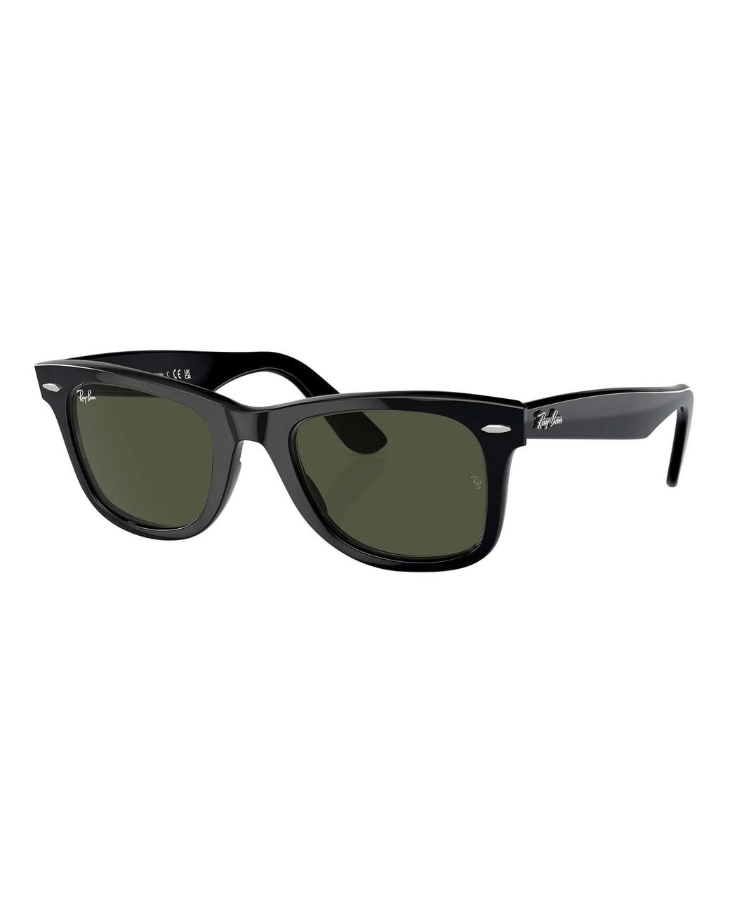 Ray-Ban Black Original Wayfarer Classic Wide Sunglasses for men