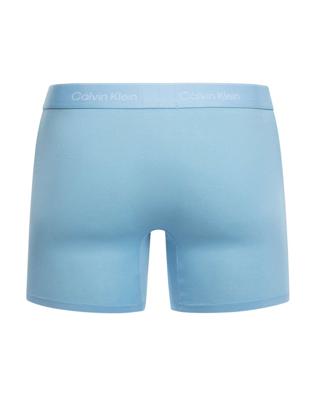 Calvin Klein Blue 3 Pack Icon Boxer Briefs for men
