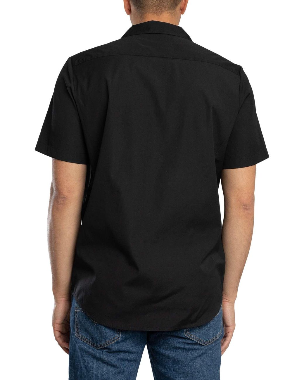 HUGO Black Ellino Shortsleeved Shirt for men