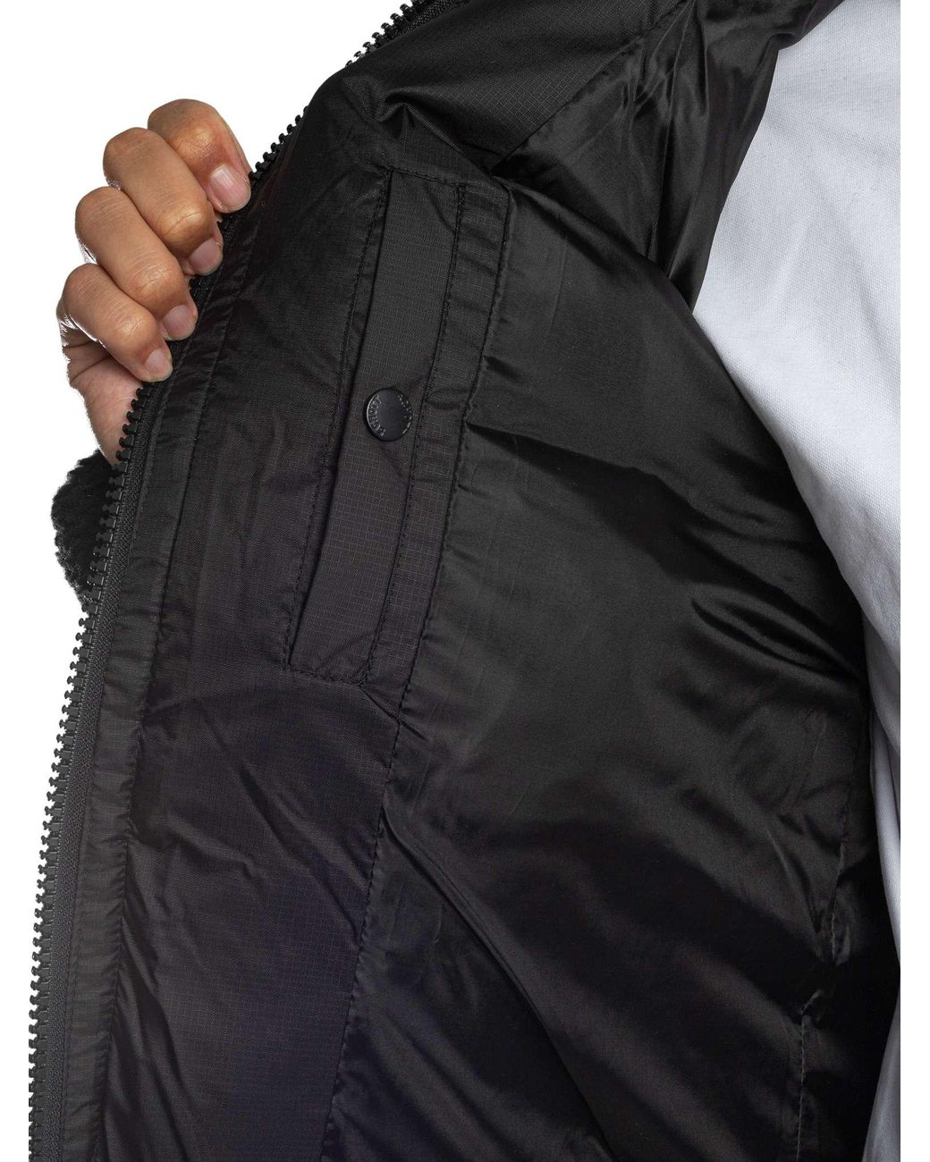 Schott Nyc Black Puffer Jacket for men