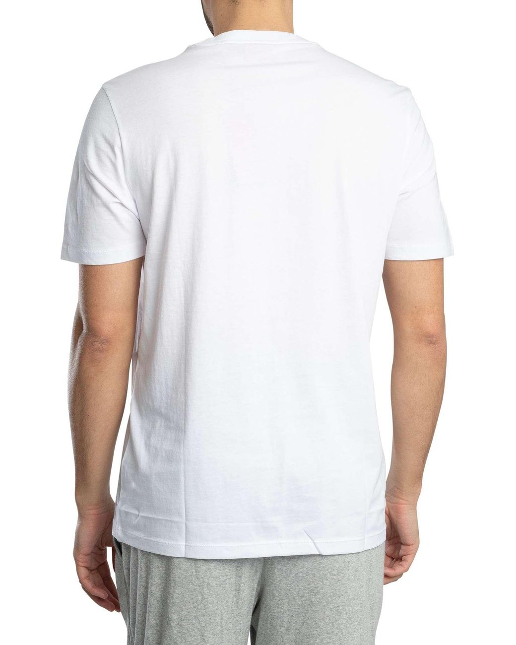 HUGO White Dero222 Logo T-Shirt for men