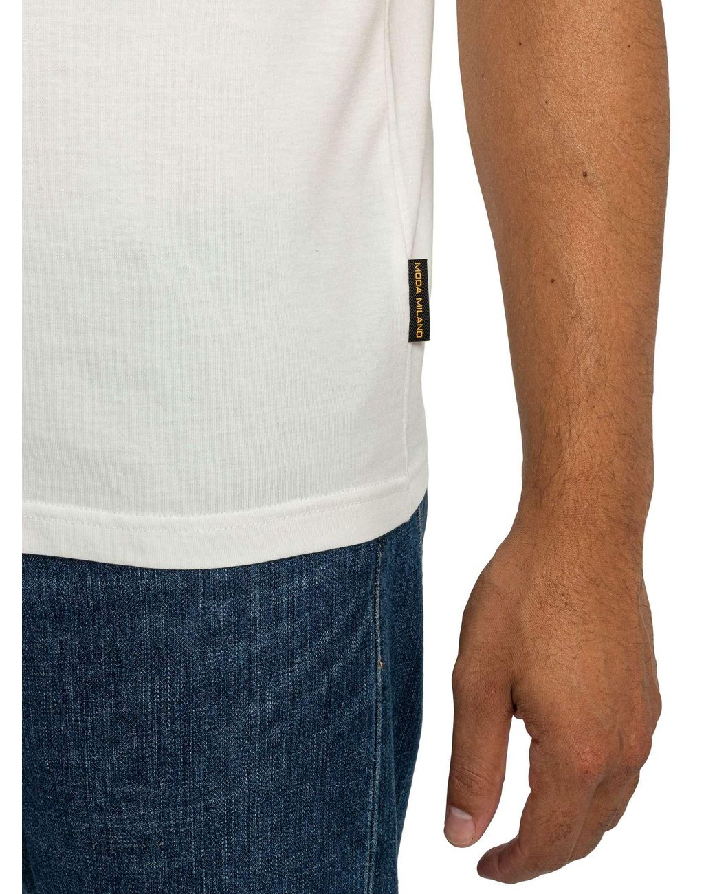 Sergio Tacchini White Tonal Dama T-Shirt for men