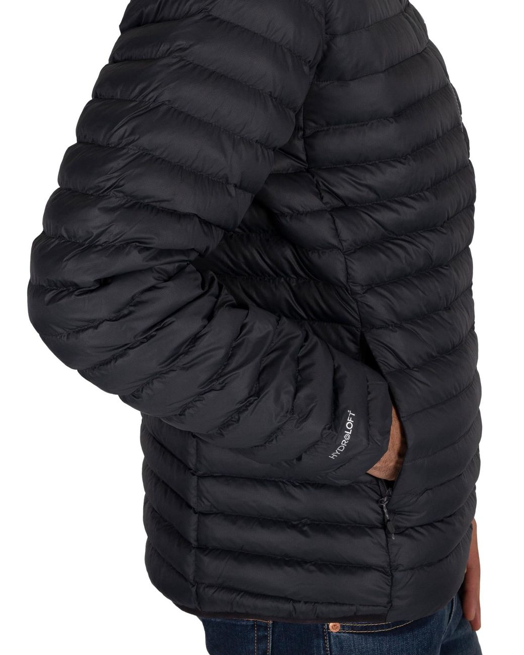 berghaus black down jacket