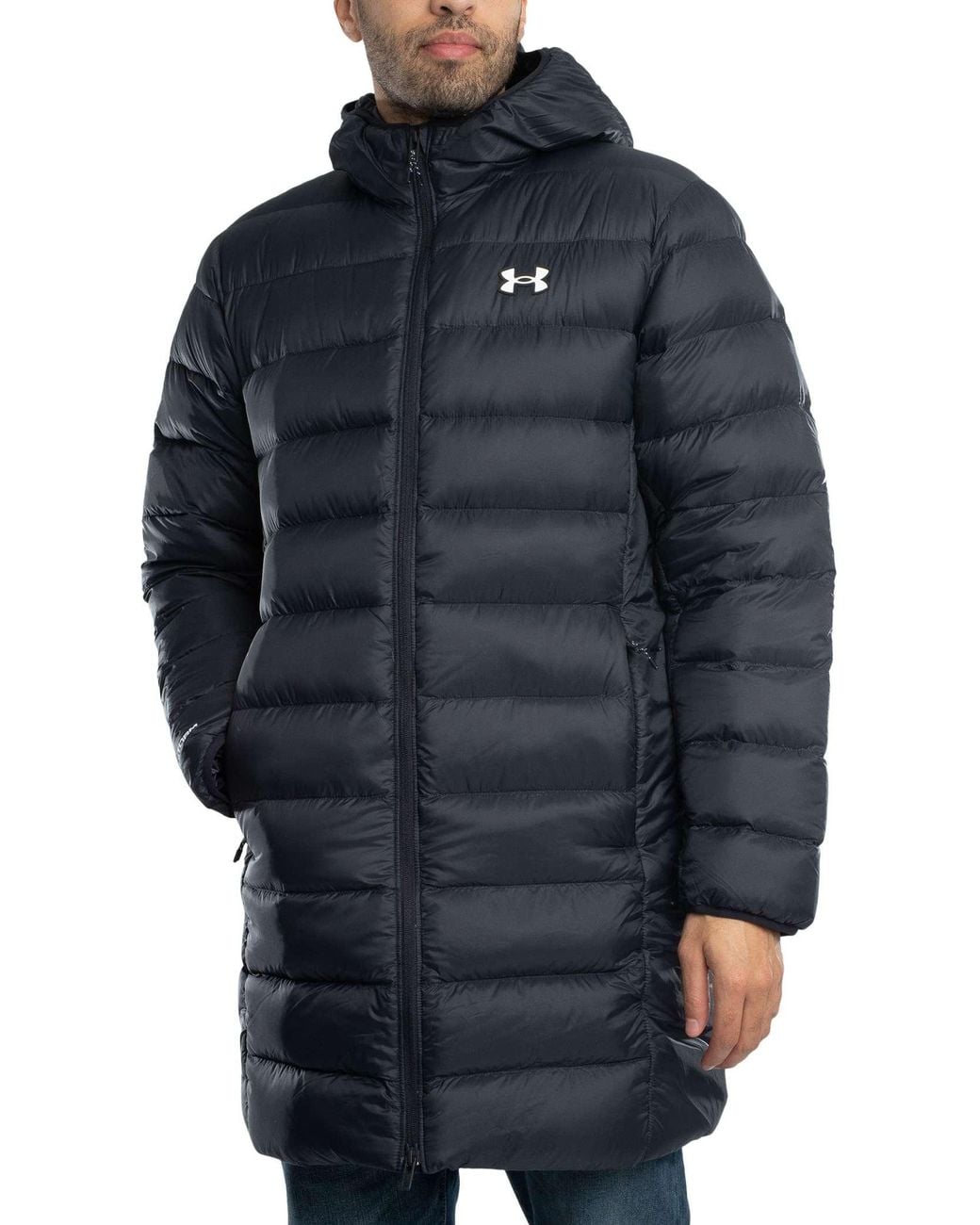 Under Armour Blue Legend Down Parka Jacket for men