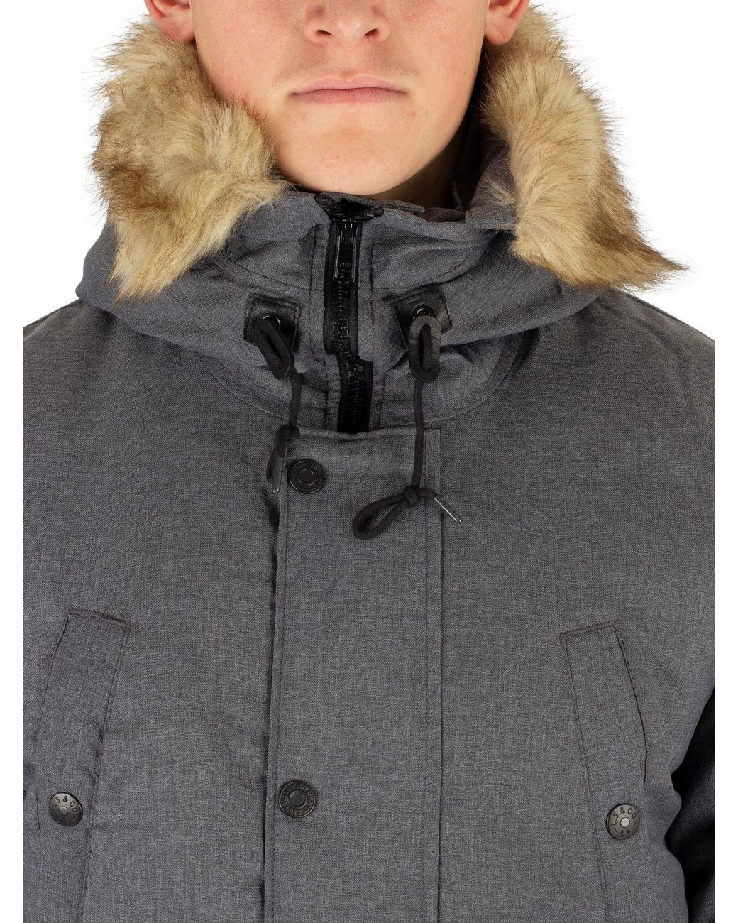 Fur Mens Mens Down Davidson Parka 
