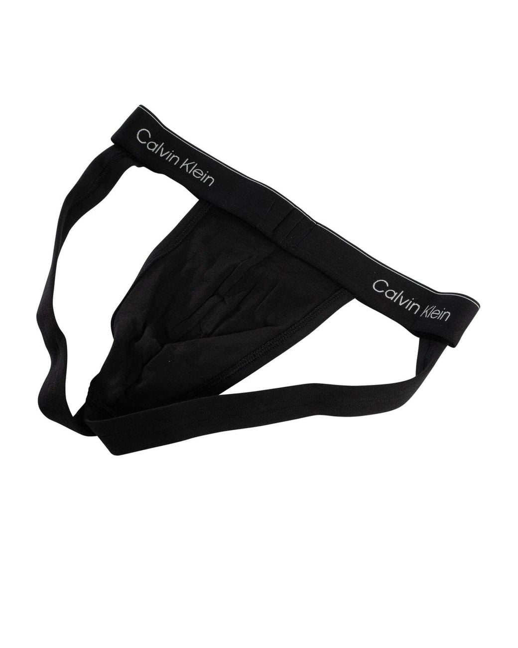Calvin Klein Black 3 Pack Icon Jockstraps for men