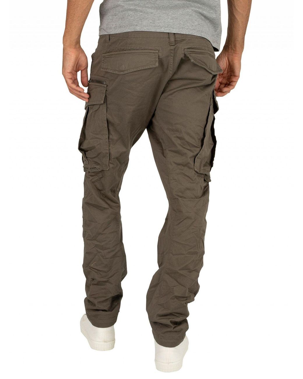 G-Star RAW Cotton Rovic Zip 3d Pants in Grey (Grey) for Men | Lyst Canada
