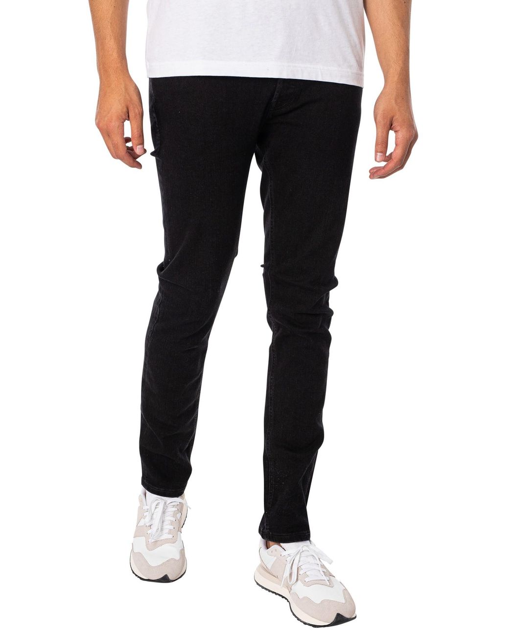 Jack & Jones Black Glenn Original 356 Slim Jeans for men