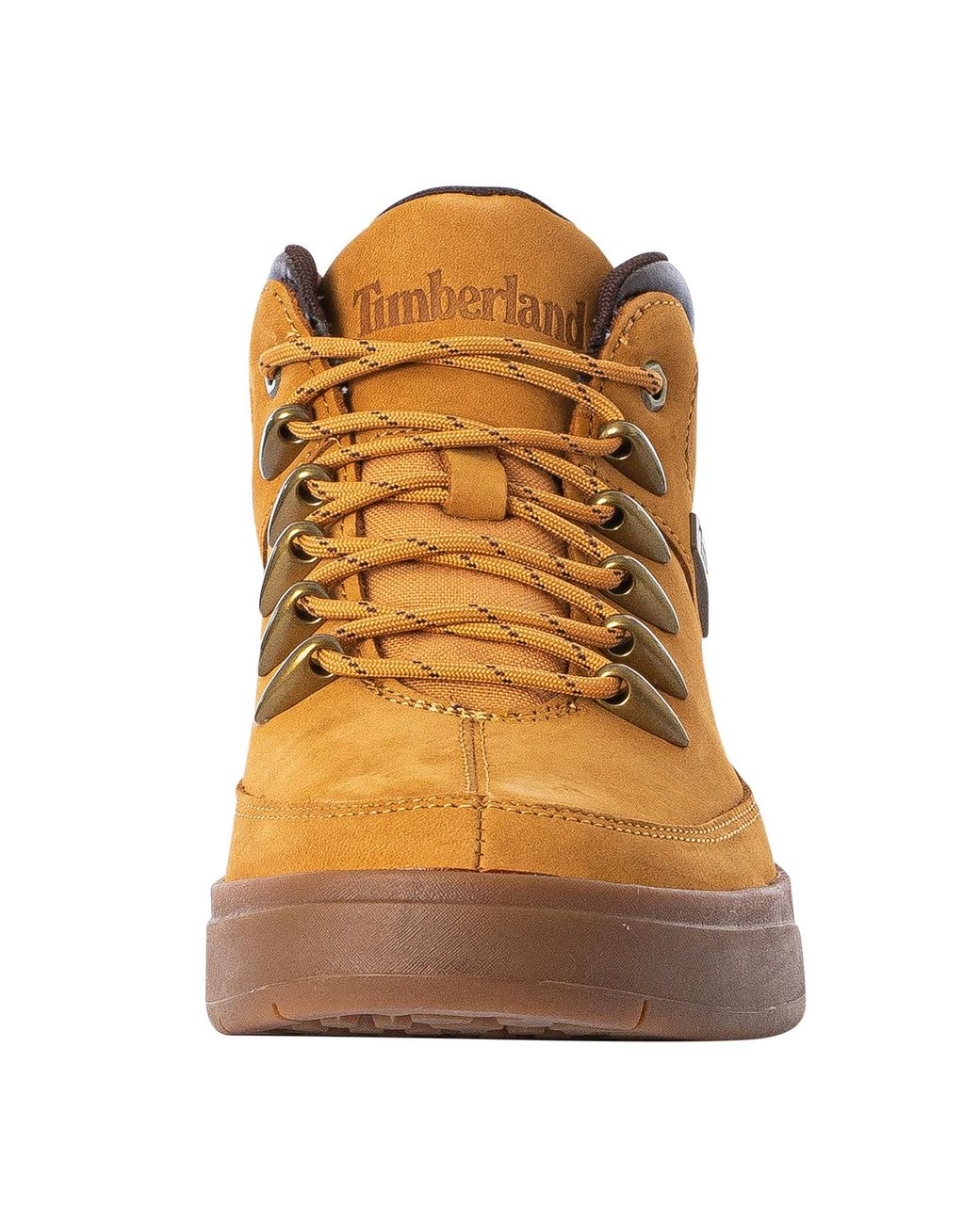 Timberland Davis Square Mid Hiker Leather Boots in Brown for Men | Lyst  Canada