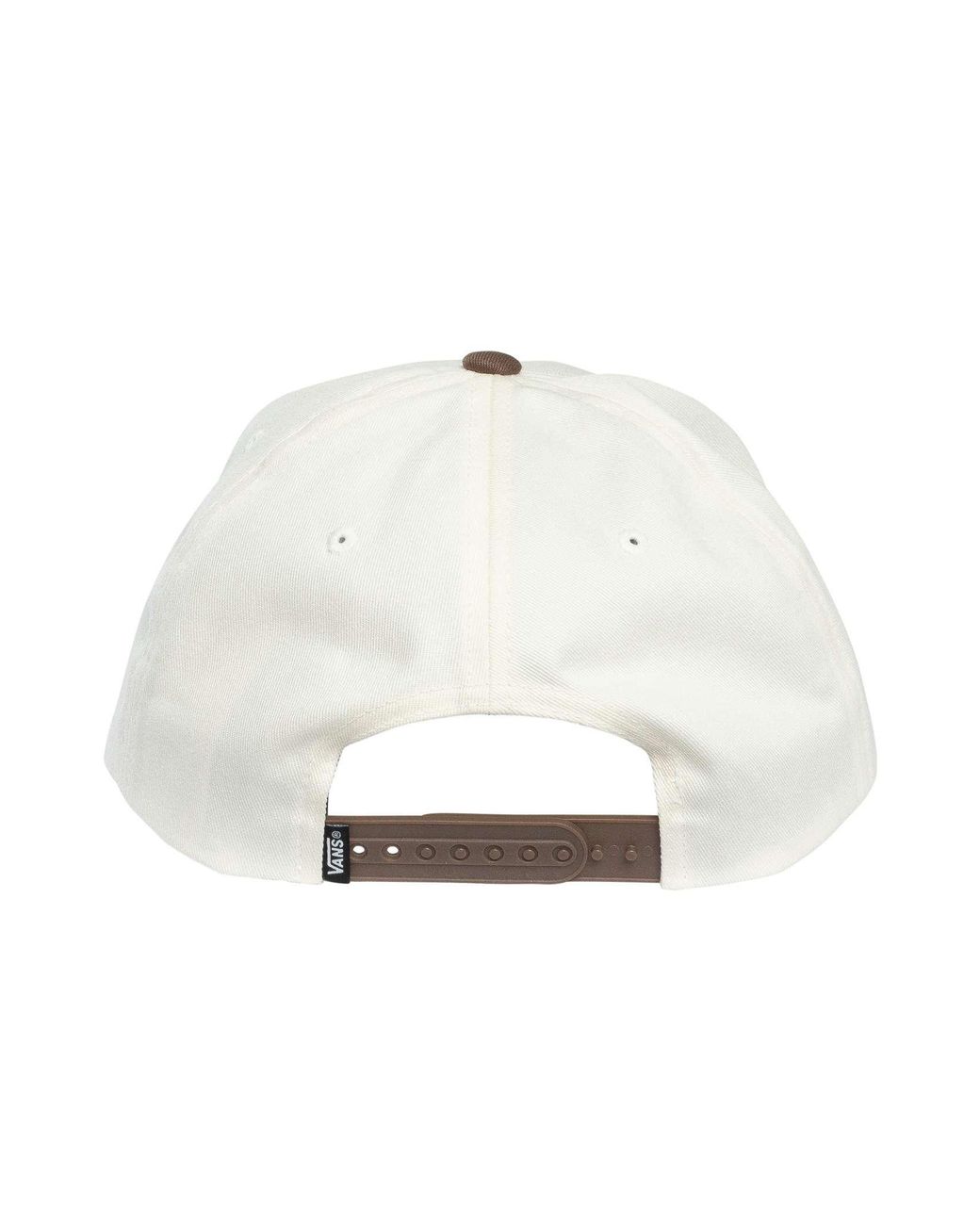 Vans White Drop V Logo Cap for men
