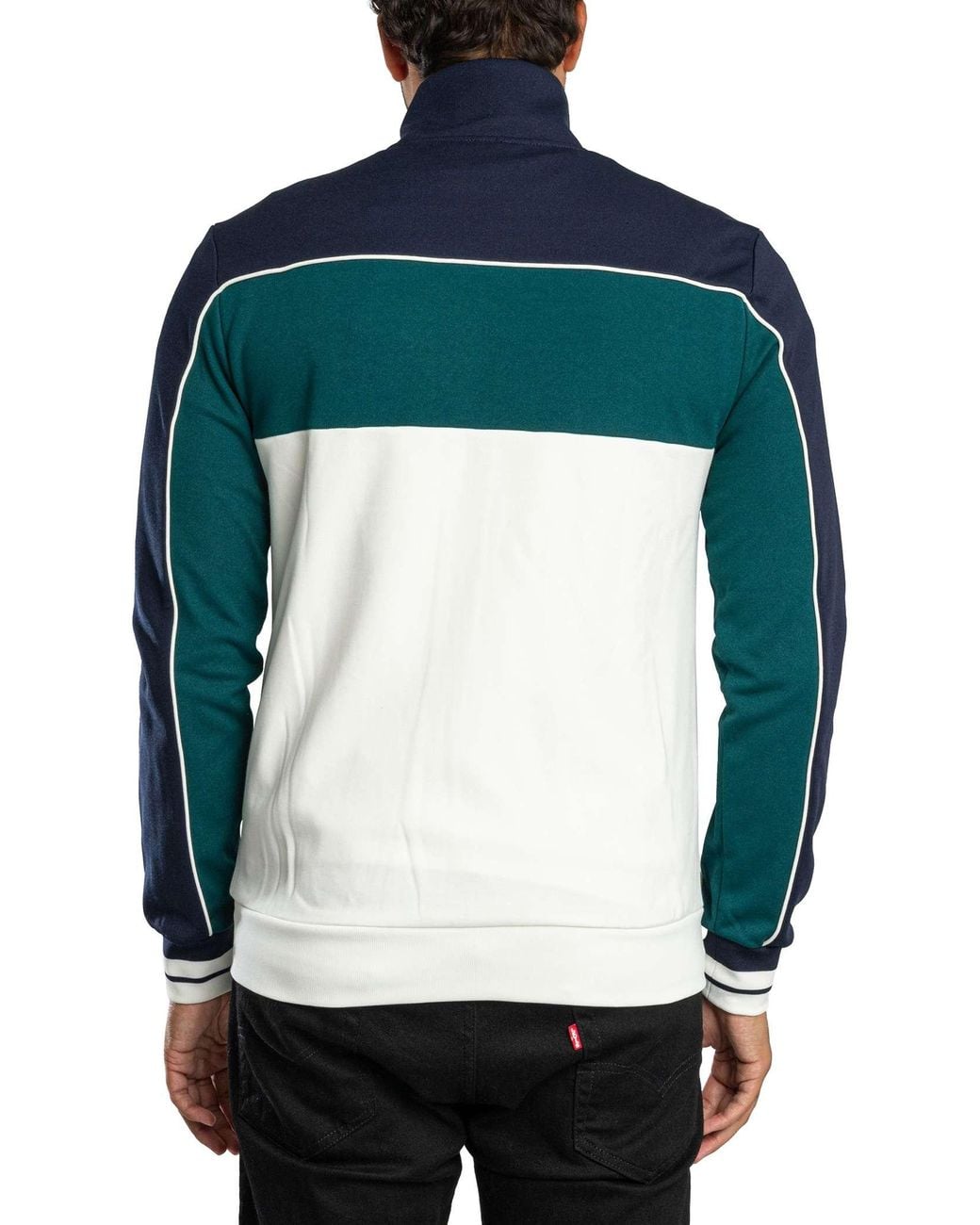 Sergio Tacchini Blue Spiga Track Jacket for men