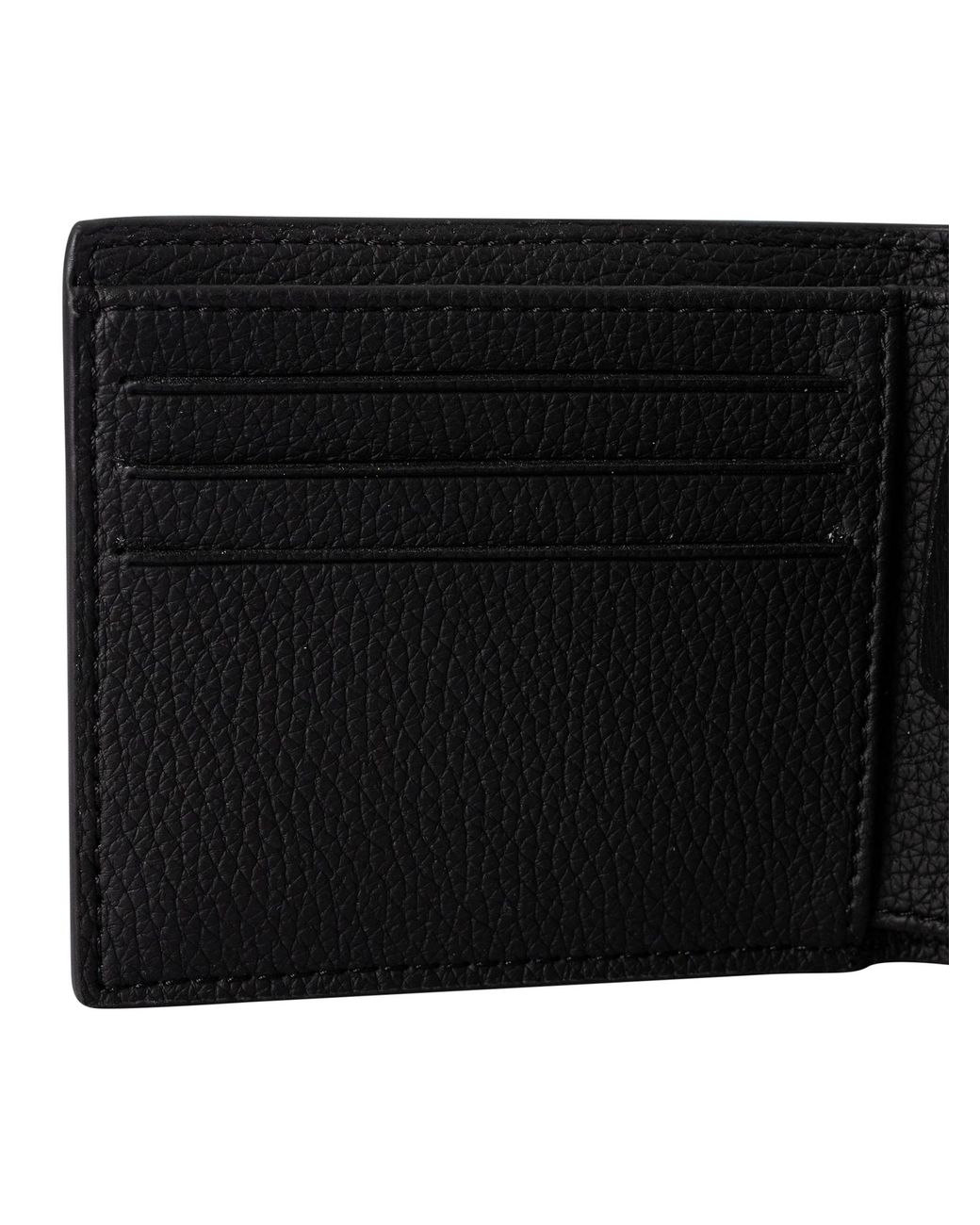 Lacoste Black Billfold Coin Wallet for men