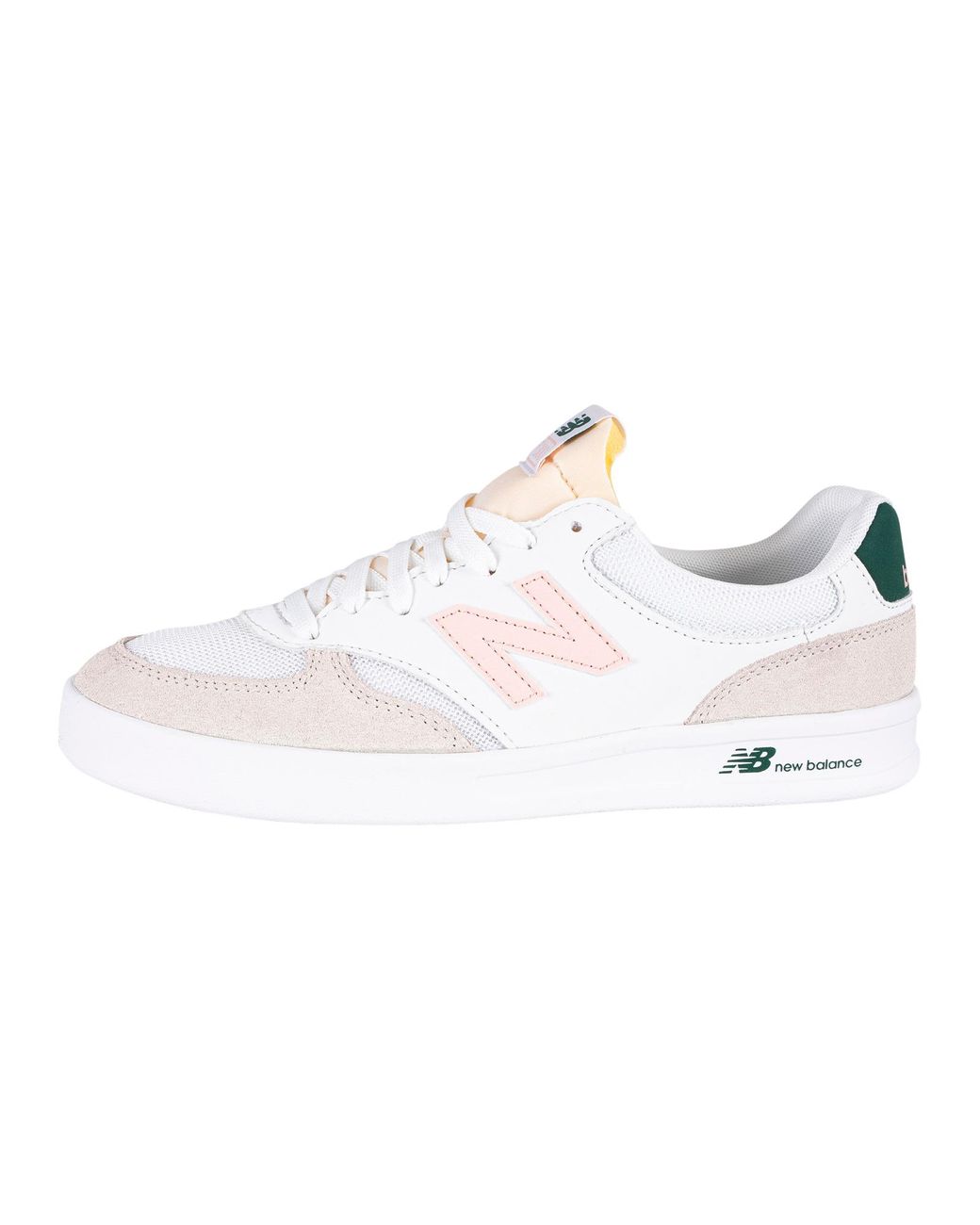 New Balance Ct300 Leather Suede Trainers in White for Men Lyst