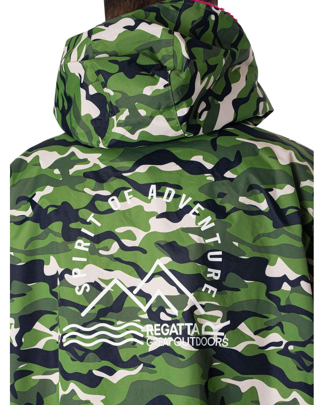 Regatta Green Waterproof Changing Robe for men