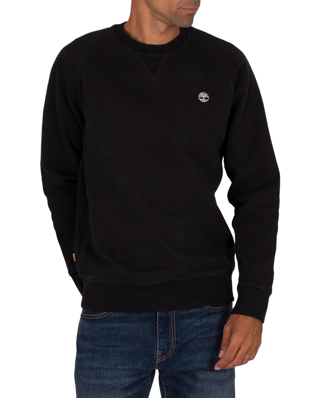 Timberland Basic Crew Sweatshirt in Black for Men - Lyst