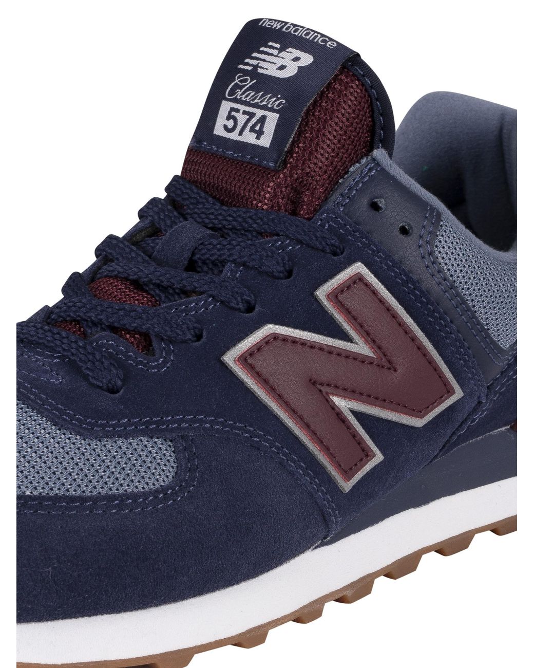 new balance 574 blue and tan