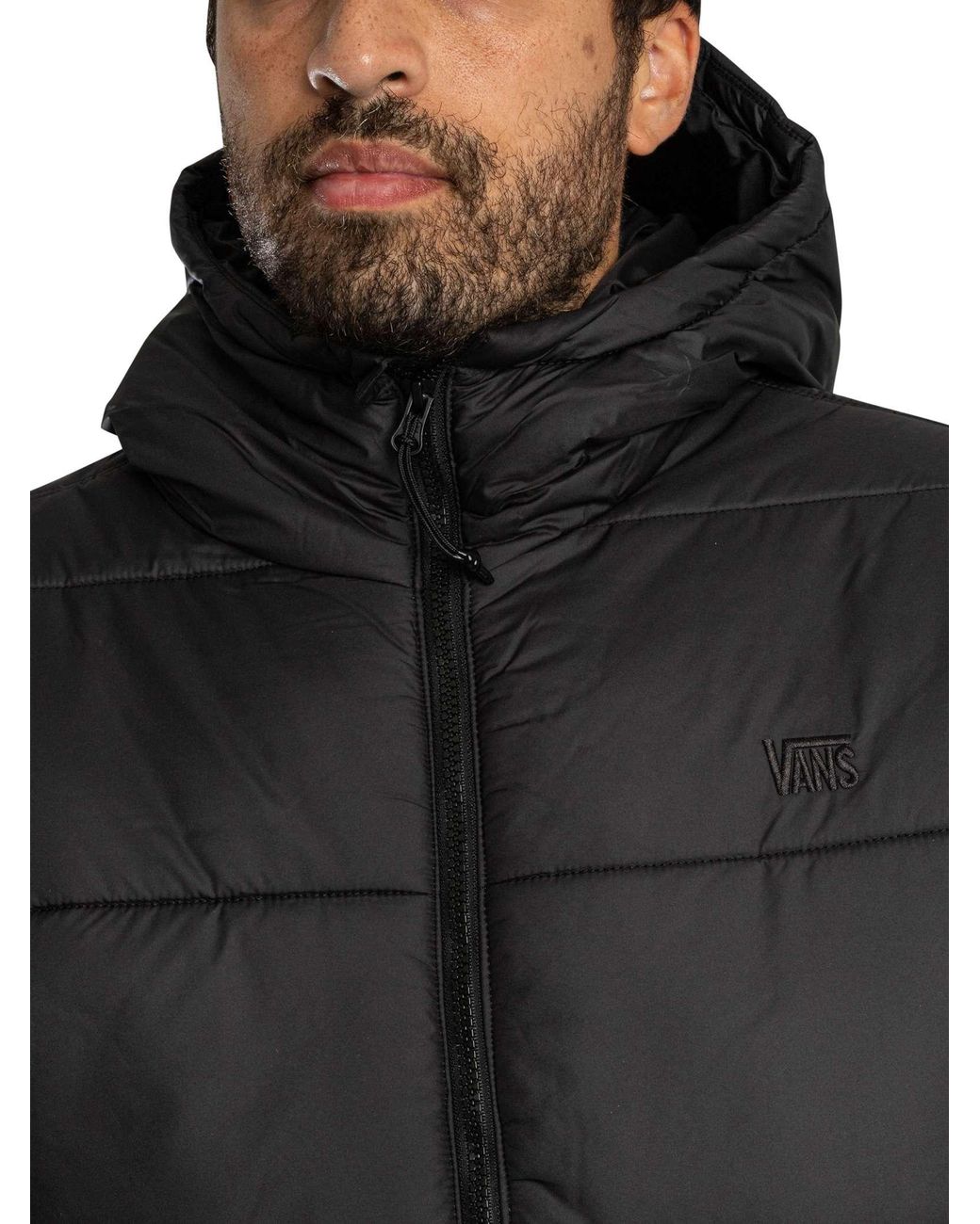 Vans Black Hillgate Puffer Jacket for men